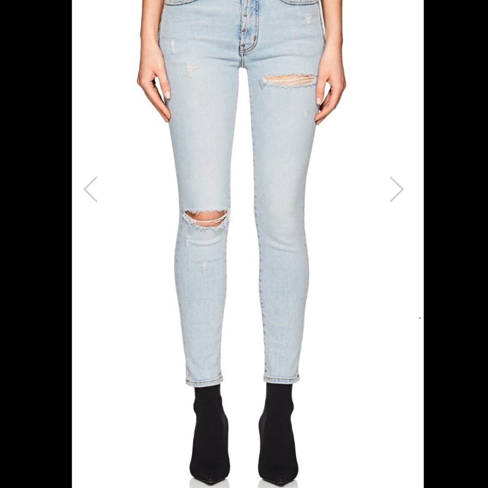 Adaptation grind distressed jeans